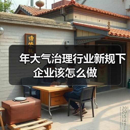 年大气治理行业新规下企业该怎么做