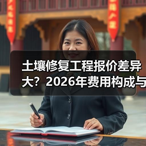 土壤修复工程报价差异大？2026年费用构成与砍价空间分析