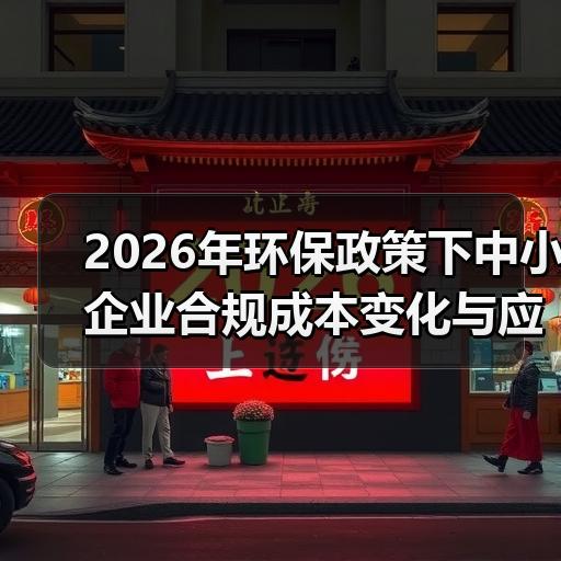2026年环保政策下中小企业合规成本变化与应对思路