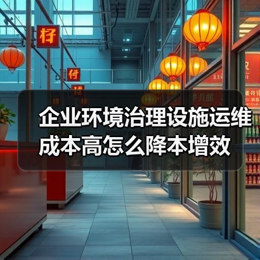 企业环境治理设施运维成本高怎么降本增效