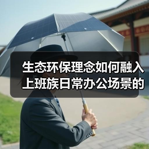 生态环保理念如何融入上班族日常办公场景的实操经验